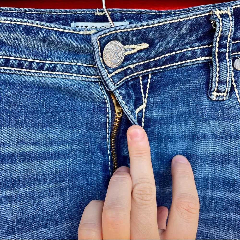 Vigoss slim bootcut embroidered jeans - Picture 4 of 12